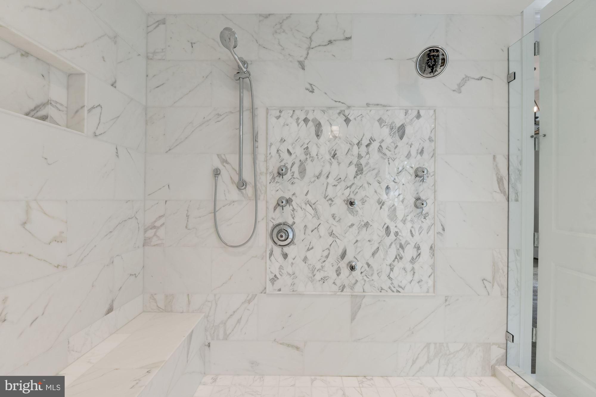 7112 Benjamin Street McLean, VA 22101 - Photo 15 of 32 3 Shower Heads & Massager in Owner's Shower