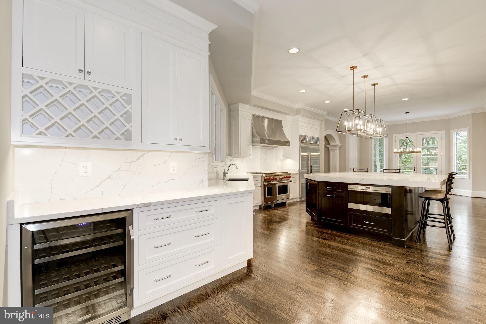 7112 Benjamin Street McLean, VA 22101 - Photo 6 of 32 Wine Cooler & 2nd Sink and Dishwasher in Kitchen