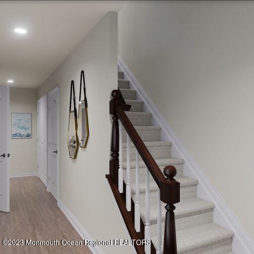 156-58 West Front Street, Unit 15 Keyport, NJ 07735 - Photo 8 of 20 a view of entryway and hall with wooden floor