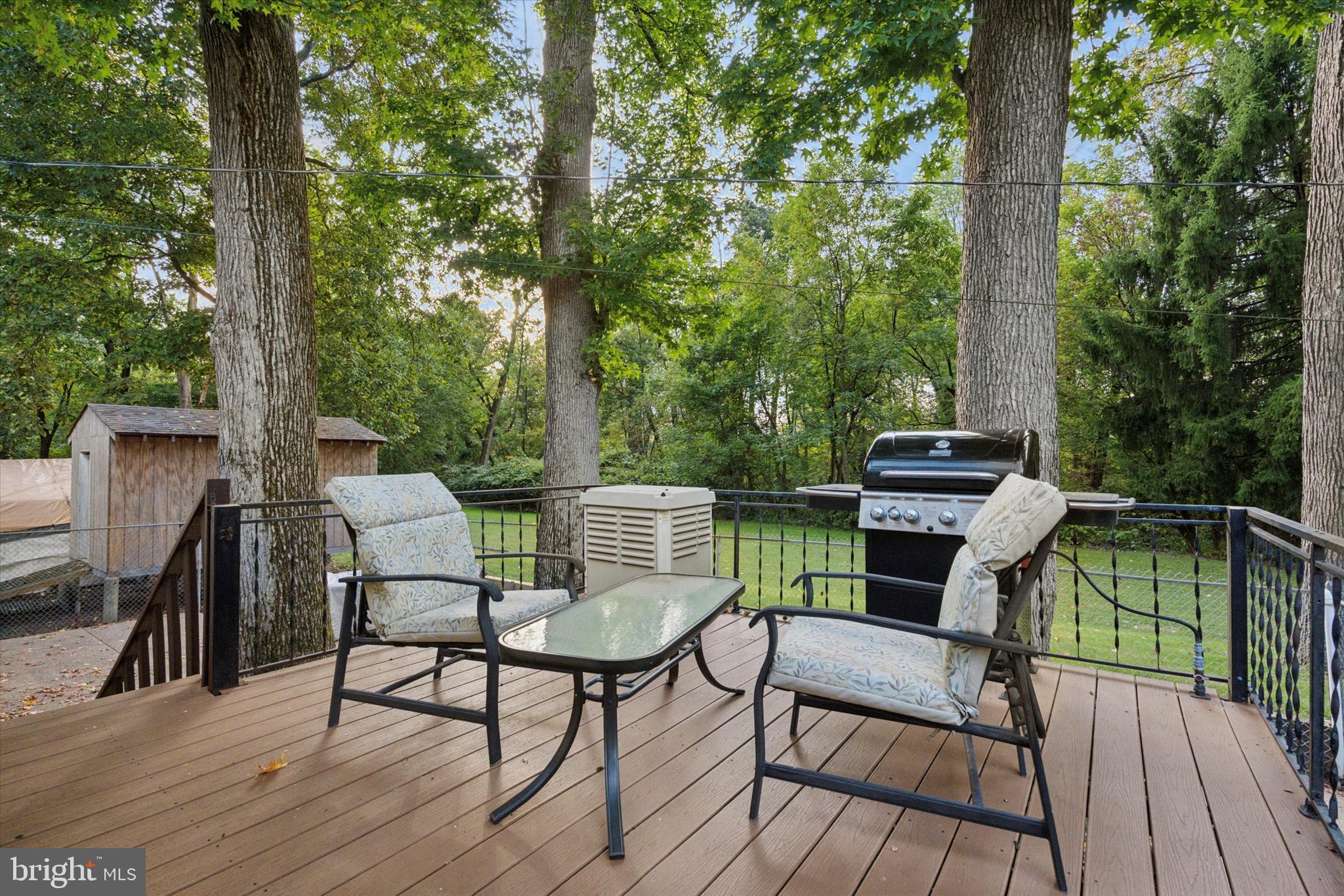1742 Paradise Lane Bensalem, PA 19020 - Photo 22 of 25 a view of a chairs and table on the deck