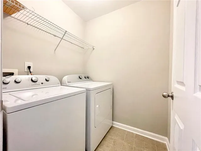 a backyard of a house