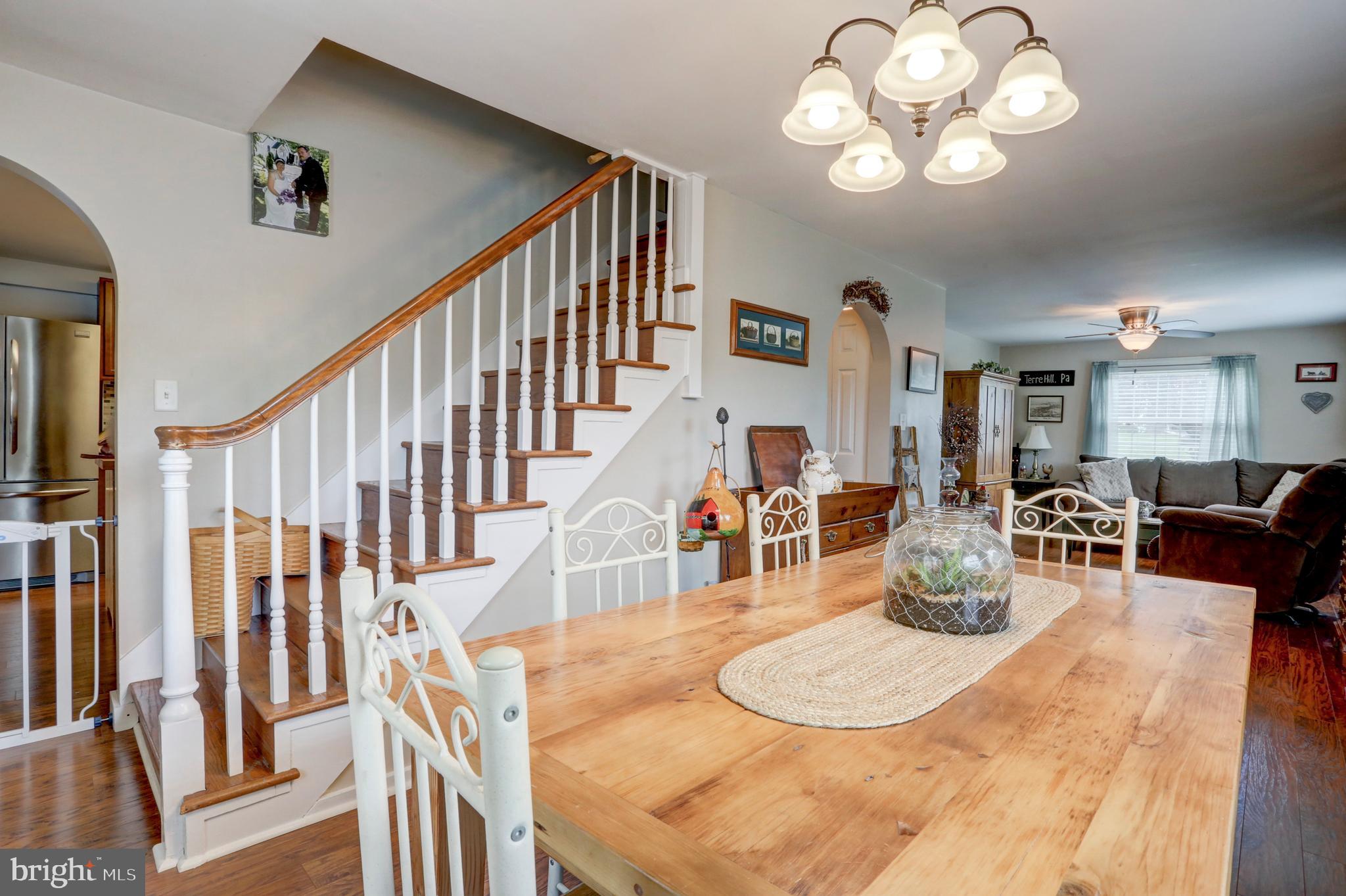 1025 Sun Valley Road Stevens, PA 17578 - Photo 9 of 34 Stair case/Dining Room