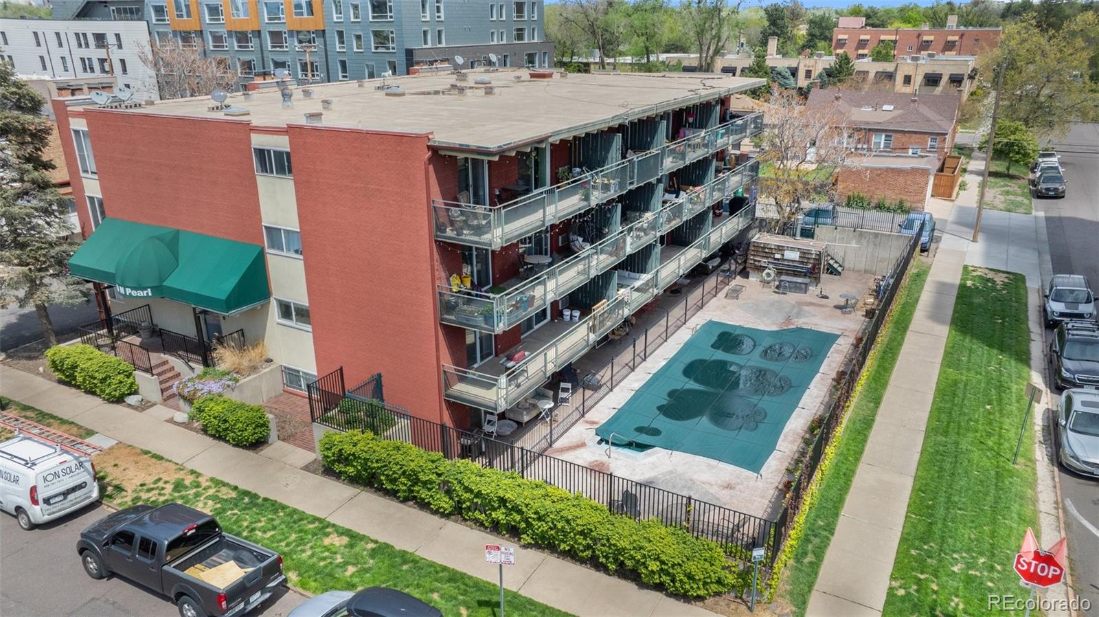 200 Pearl Street, Unit 106 Denver, CO 80203 - Photo 13 of 16 an aerial view of a house