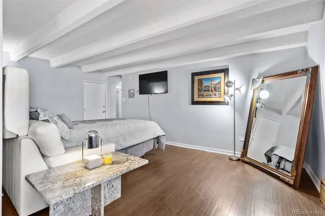 a room with furniture and a window