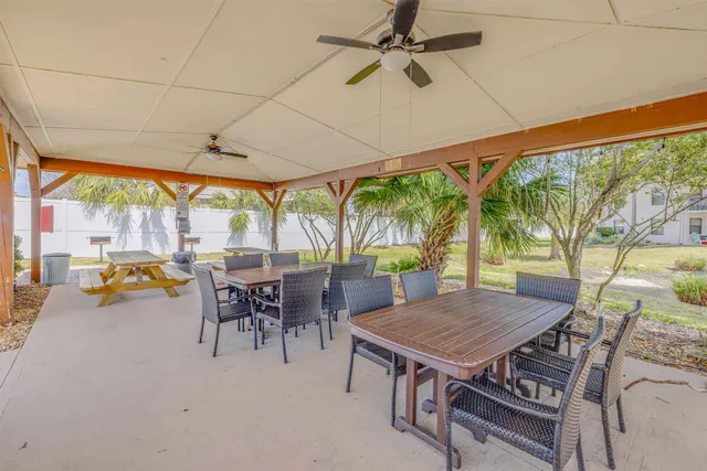 a view of outdoor space with a patio and entertaining space