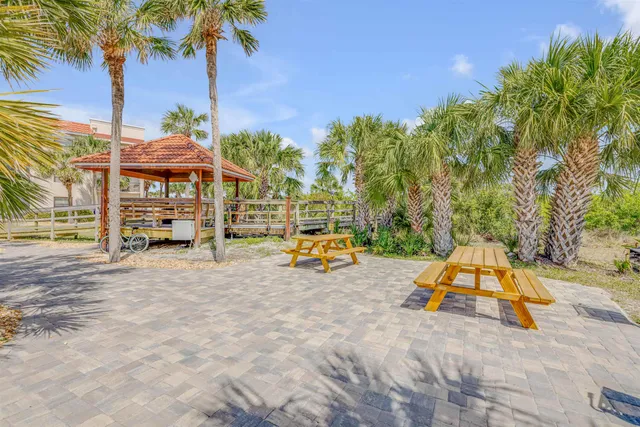 a view of a balcony with an outdoor space