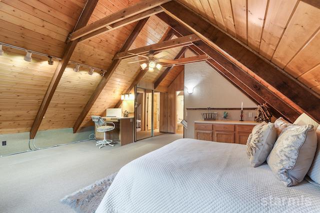 1429 Chinquapin Drive South Lake Tahoe, CA 96150 - Photo 24 of 37 a bedroom with a bed a mirror and window