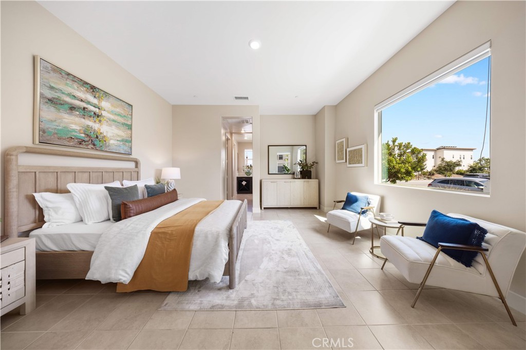 125 Character Irvine, CA 92618 - Photo 23 of 74 a bedroom with a bed and glass window