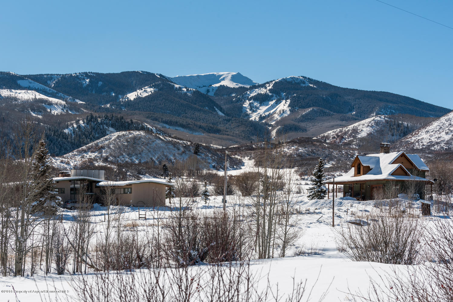 4516 Capitol Creek Road Snowmass, CO 81654 - Photo 18 of 59 a view of a house with a yard