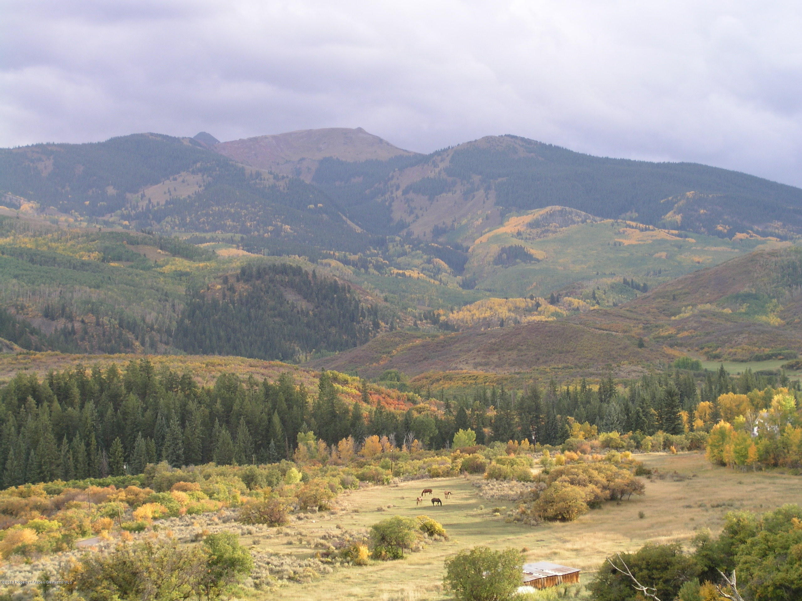 4516 Capitol Creek Road Snowmass, CO 81654 - Photo 54 of 59 a view of a town with mountains in the background