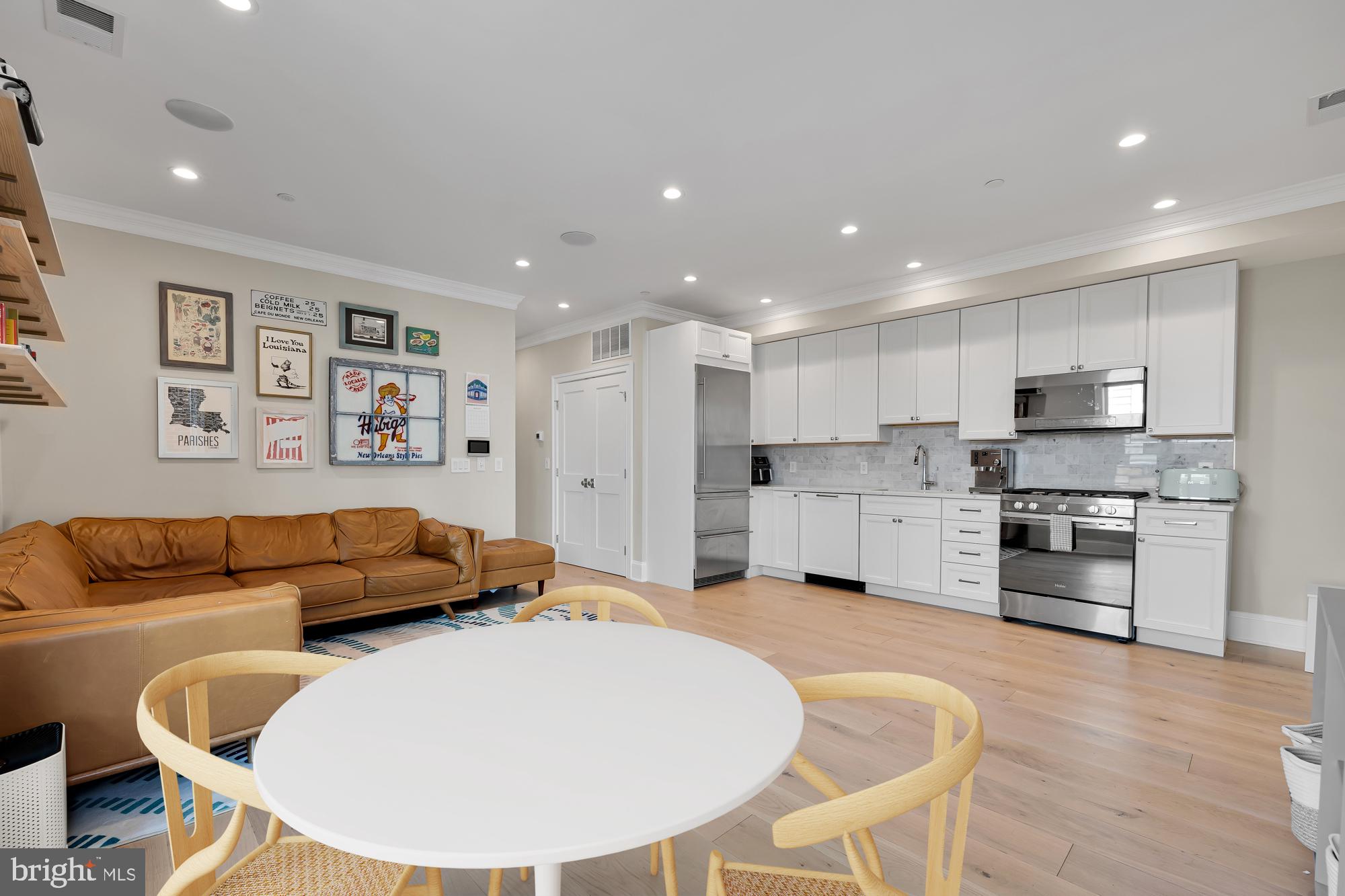 710 E Street Southeast, Unit 4 Washington, DC 20003 - Photo 9 of 32 Virtually Staged Dining Set