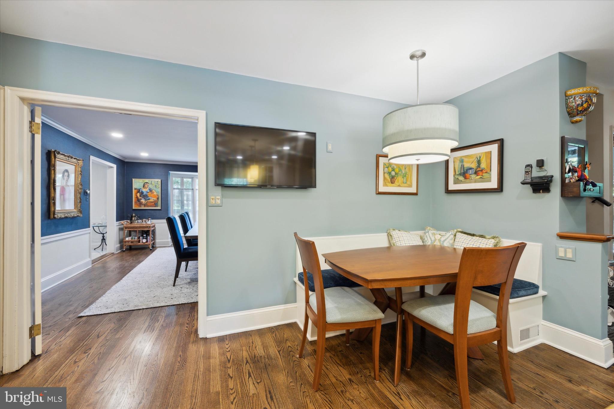 8301 Fairview Road Elkins Park, PA 19027 - Photo 15 of 57 Eating area features built-in bench w storage
