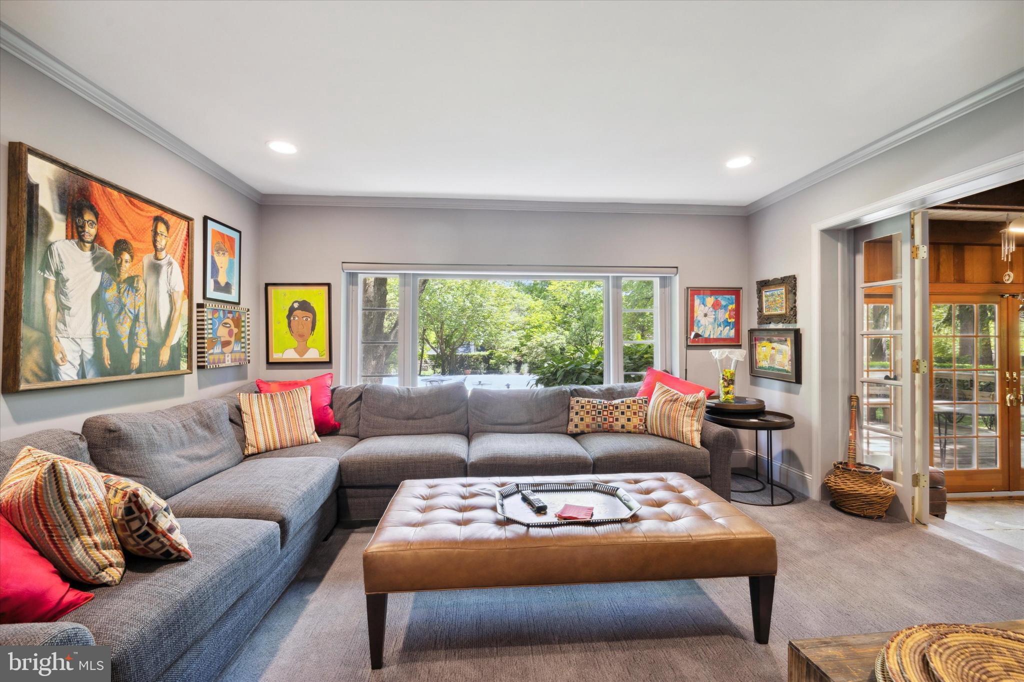 8301 Fairview Road Elkins Park, PA 19027 - Photo 16 of 57 Family Room w picture window overlooking grounds