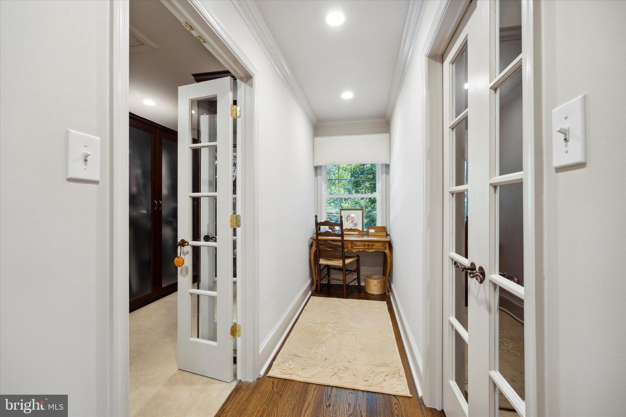 8301 Fairview Road Elkins Park, PA 19027 - Photo 28 of 57 Two walk-in closets flank the hallway