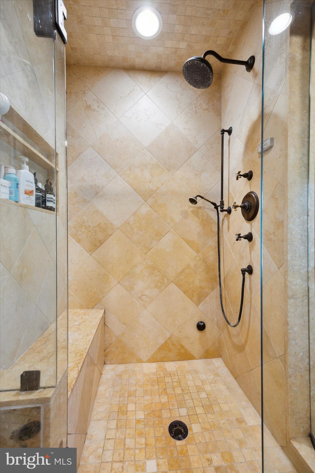 8301 Fairview Road Elkins Park, PA 19027 - Photo 31 of 57 Steam shower with built-in bench