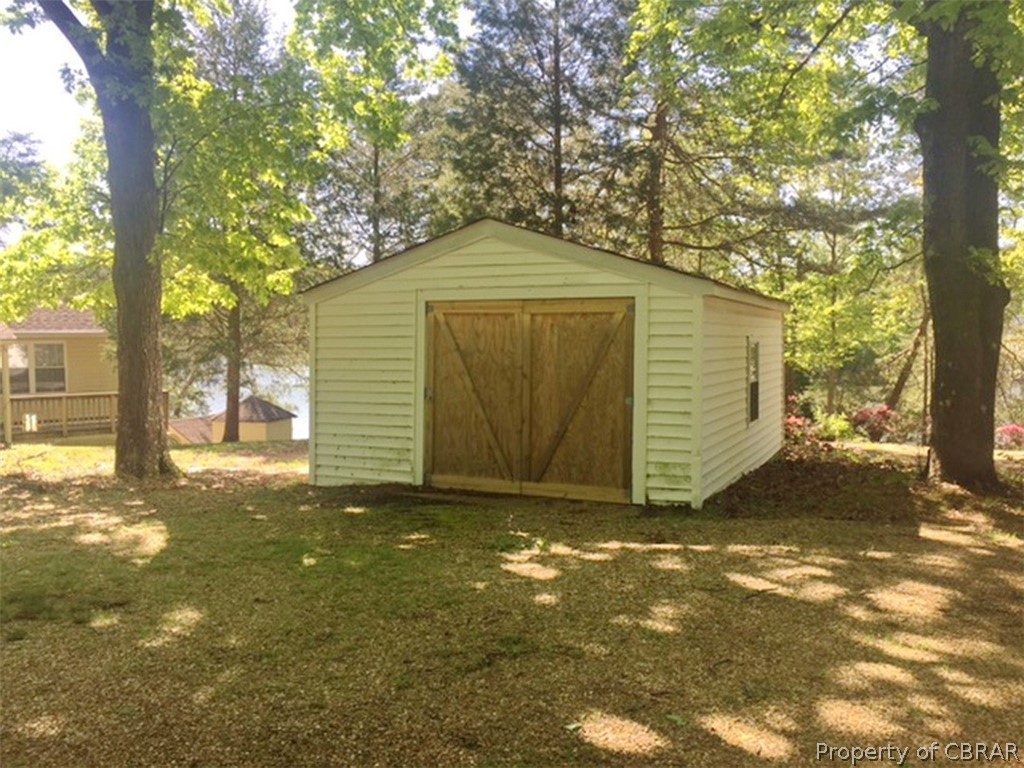 276 Pond Road Lancaster, VA 22503 - Photo 13 of 16 Detached garage with workshop