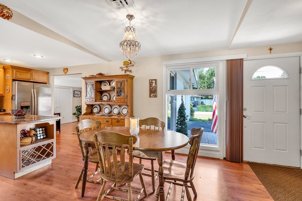 7 Leonard Road Framingham, MA 01701 - Photo 5 of 27 a view of a dining room with furniture window and outside view