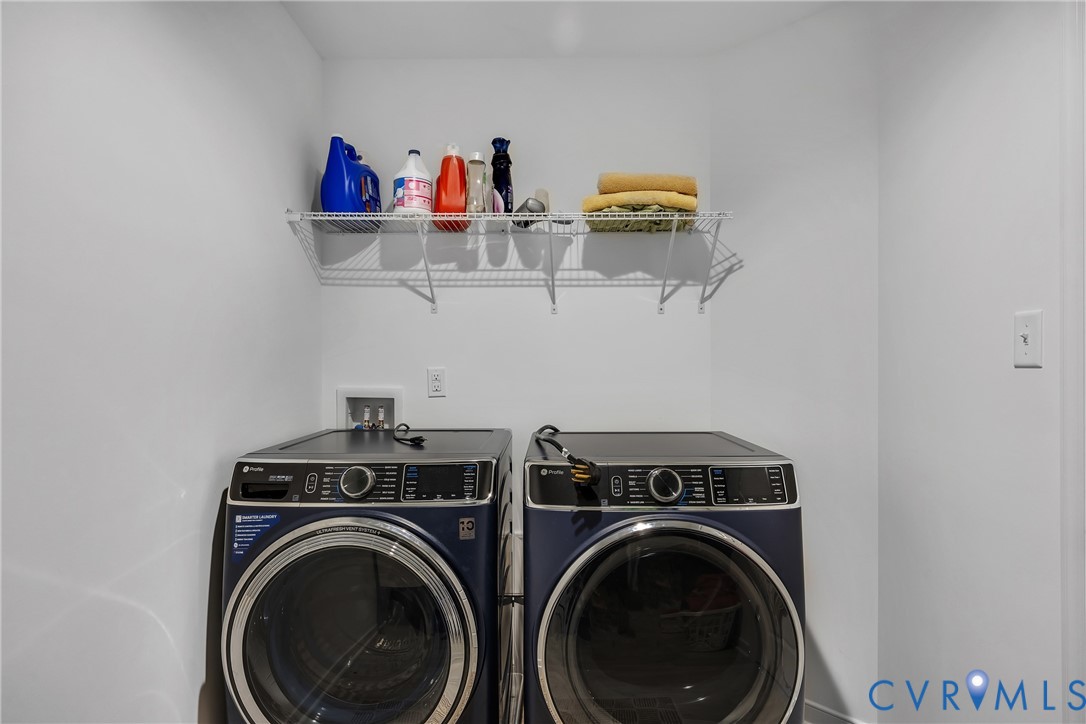 9400 Kinnerton Drive Midlothian, VA 23112 - Photo 27 of 43 a utility room with dryer and washer