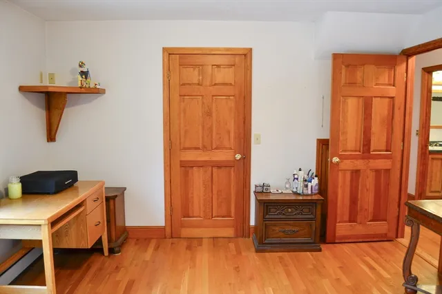 a view of wooden floor