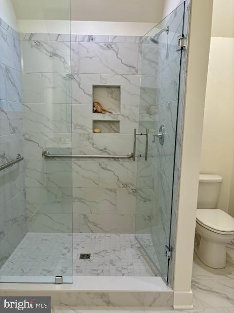 203 A Severn River Road Severna Park, MD 21146 - Photo 23 of 38 Primary bath shower has frameless glass enclosure
