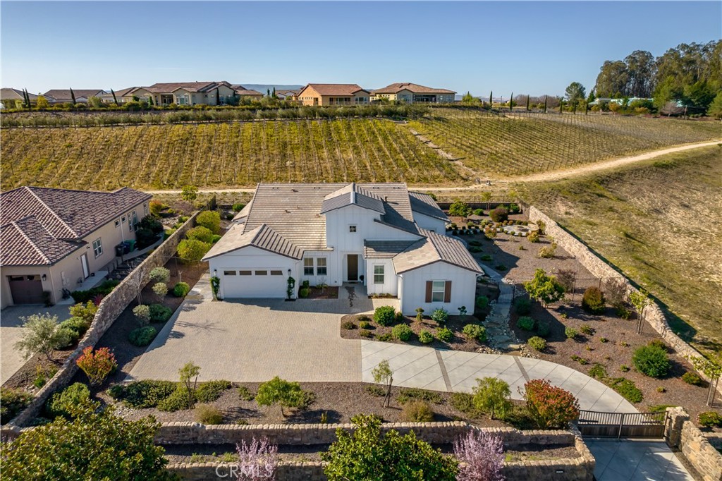 1541 Mesa Road Nipomo, CA 93444 - Photo 69 of 70 an aerial view of residential houses with outdoor space and ocean view