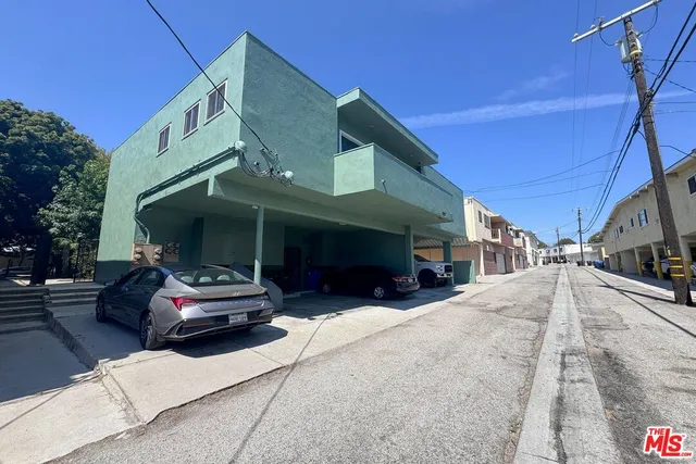 a car parked in front of house