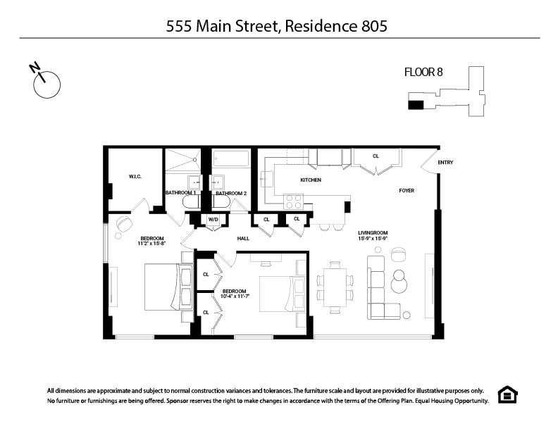 555 Main Street, Unit 805 Manhattan, NY 10044 - Photo 24 of 24