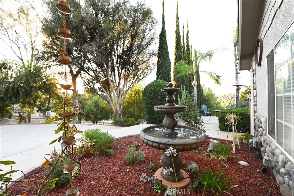 17371 Mockingbird Canyon Road Riverside, CA 92504 - Photo 56 of 73 Fountain at entry