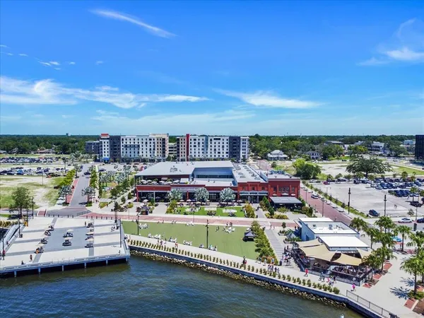 a city view with an ocean view