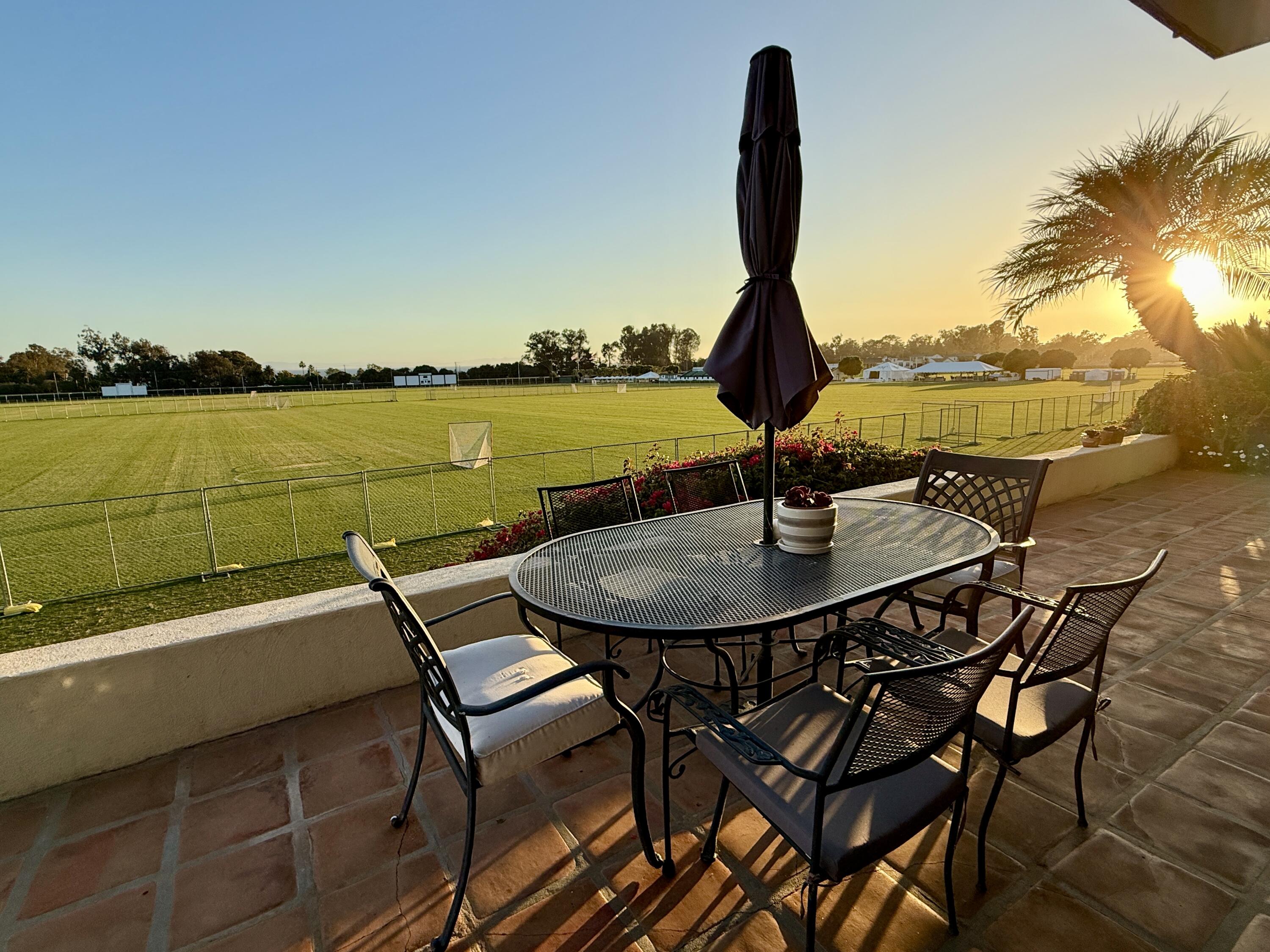 3375 Foothill Road, Unit 511 Carpinteria, CA 93013 - Photo 13 of 13 Patio and View of Polo Field