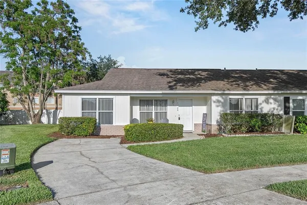 front view of a house and a yard