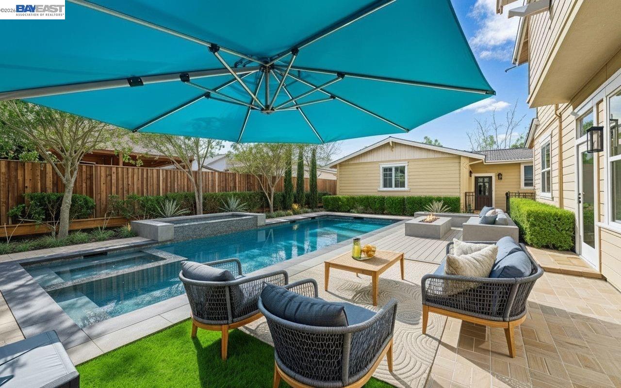 5454 Stockton Loop Livermore, CA 94550 - Photo 26 of 35 a patio with a patio table and chairs