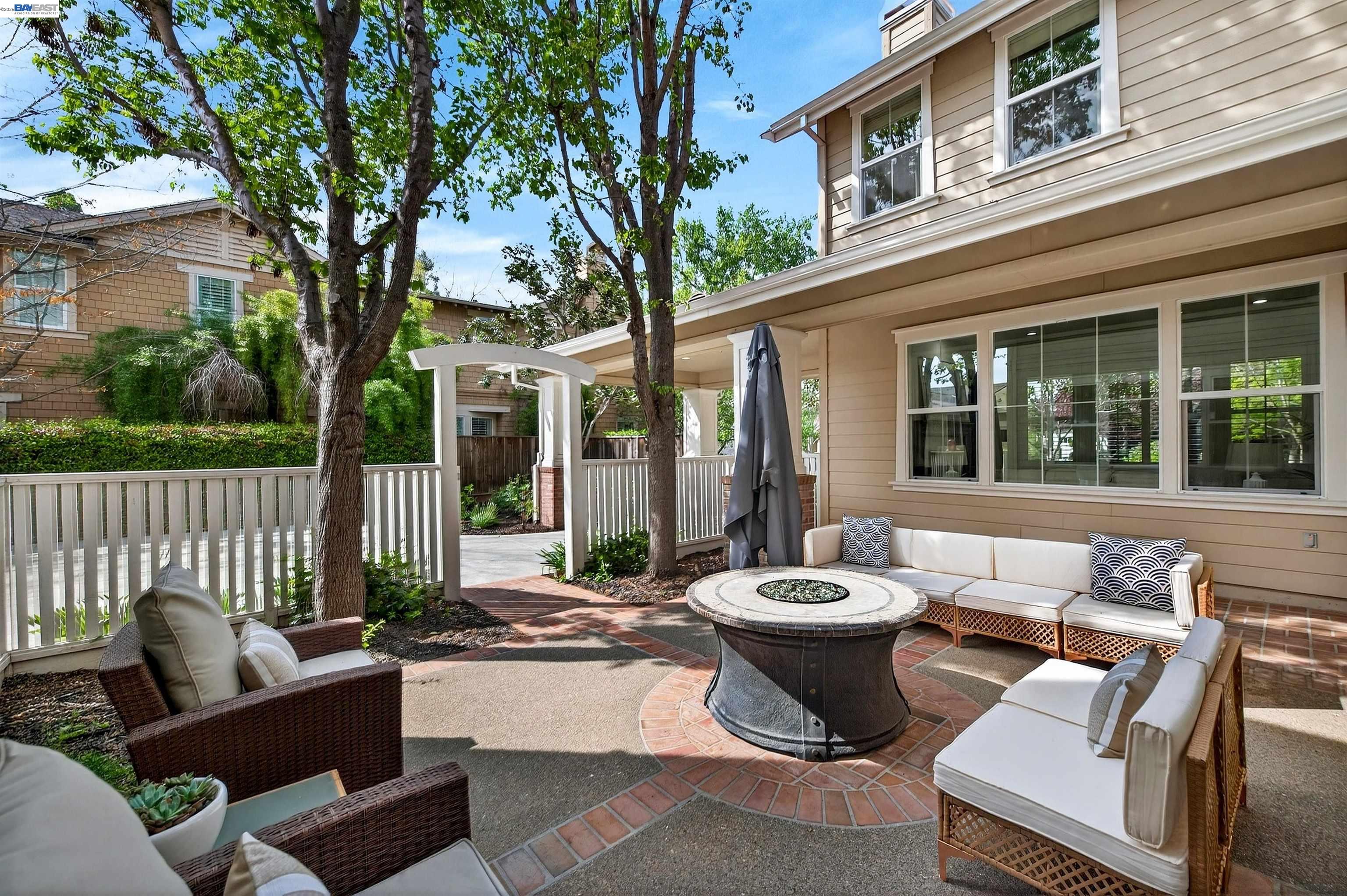 5454 Stockton Loop Livermore, CA 94550 - Photo 9 of 35 a view of a patio with couches chairs and a fire pit