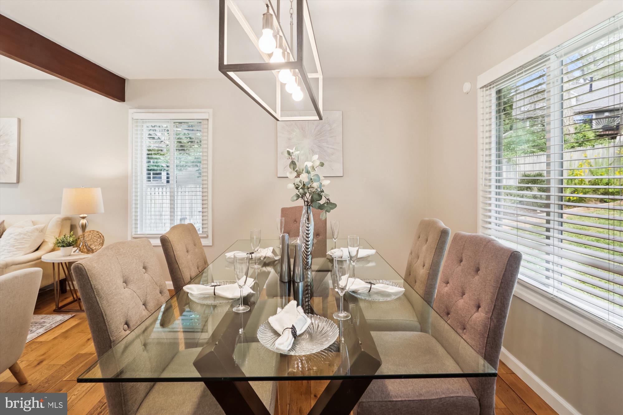 10105 Meredith Avenue Silver Spring, MD 20910 - Photo 12 of 76 a view of a dining room with furniture window and outside view