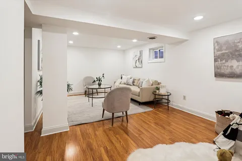 a view of a backyard with a slide