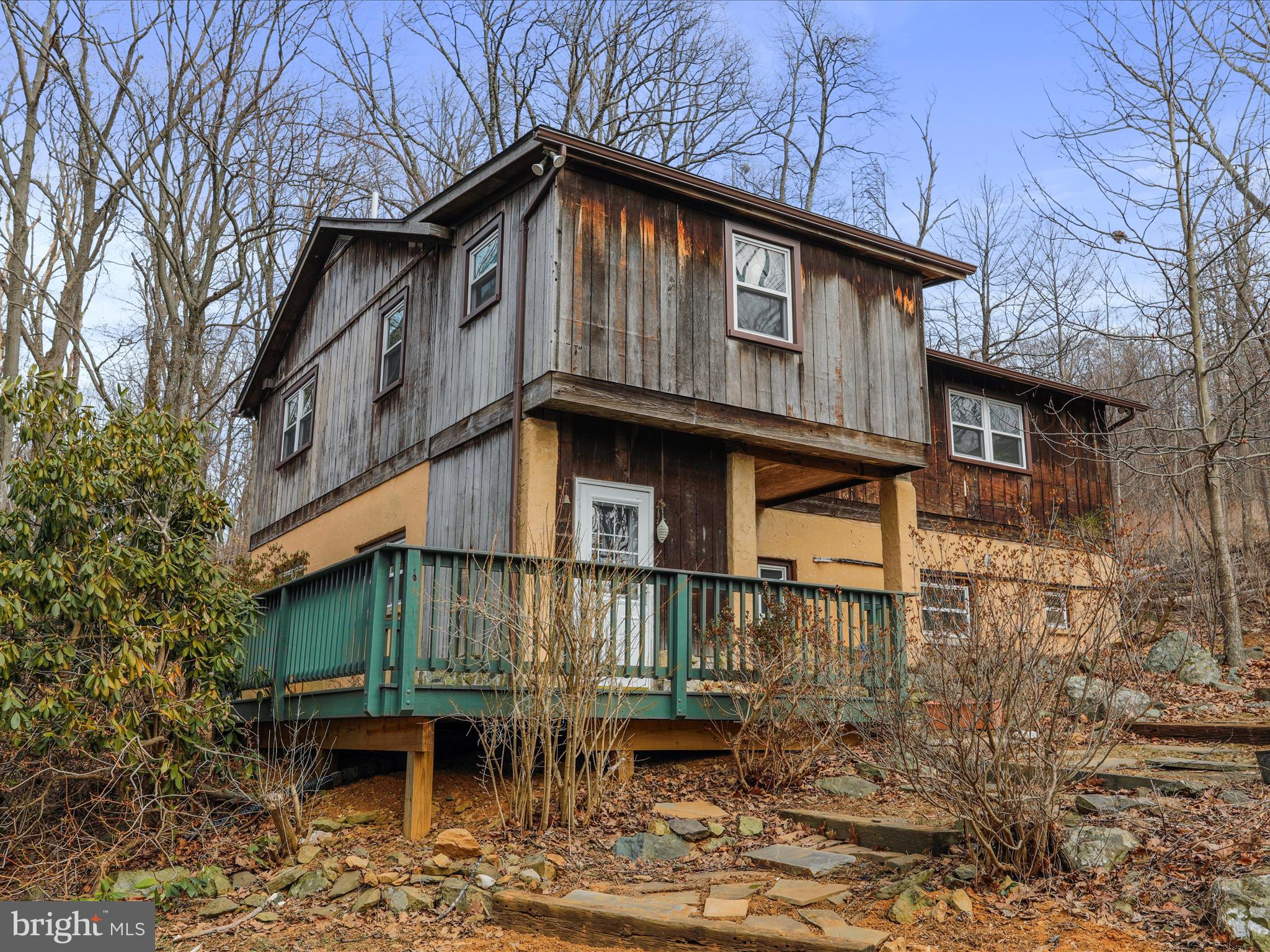 115 Old Log Road Linden, VA 22642 - Photo 4 of 8 a front view of a house with balcony