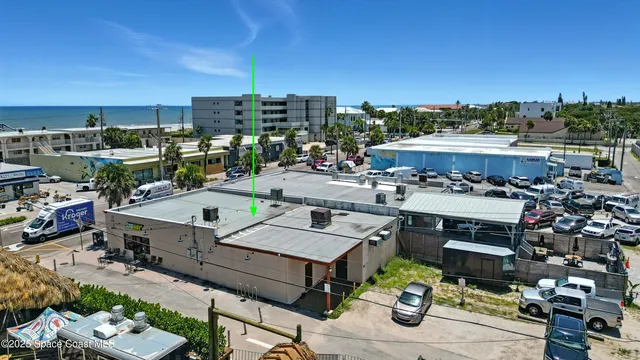 a view of parking and parking space