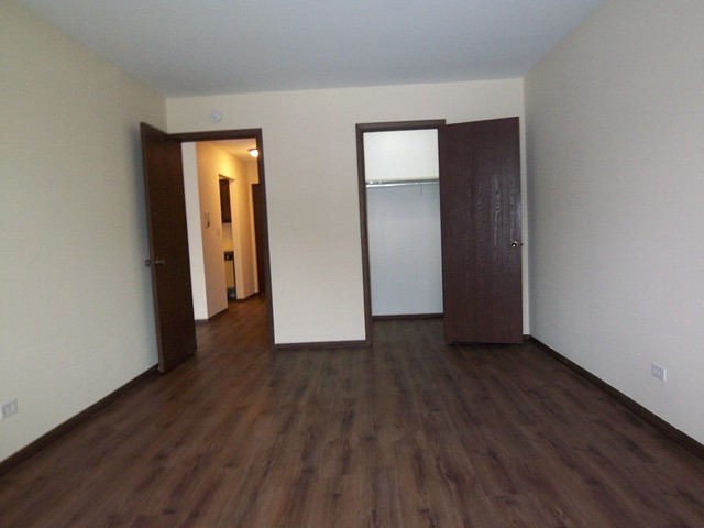 235 North Mill Road, Unit 106B Addison, IL 60101 - Photo 18 of 24 an empty room with wooden floor and closet