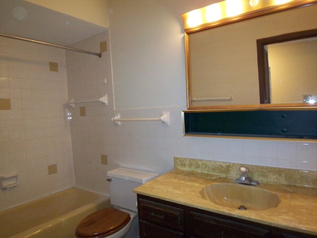 235 North Mill Road, Unit 106B Addison, IL 60101 - Photo 20 of 24 a bathroom with a sink and a mirror