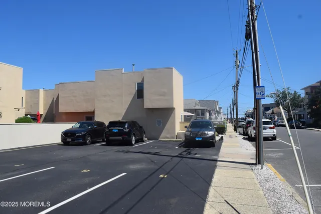 a car parked on the side of a street