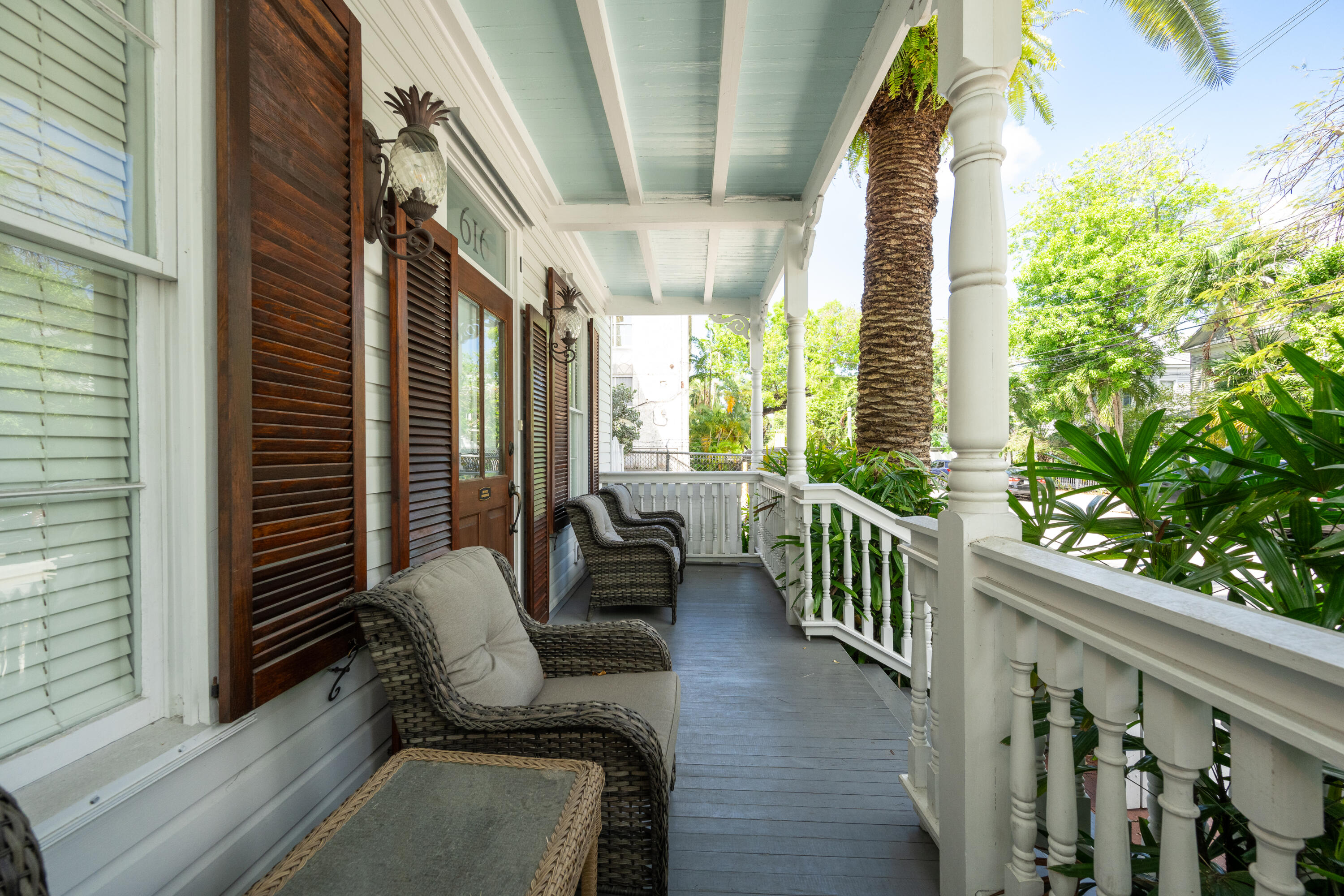 616 Caroline Street, Unit 6 Key West, FL 33040 - Photo 11 of 29 Front Covered Porch