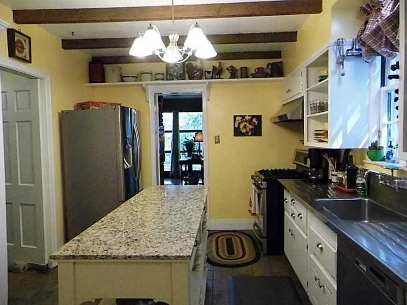526 Sangree Road Pittsburgh, PA 15237 - Photo 10 of 25 Kitchen. Large kitchen with beamed ceilings, ceramic flooring, & window at the sink, (Island is negotiable>)