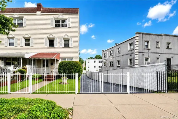 a view of a house with a balcony