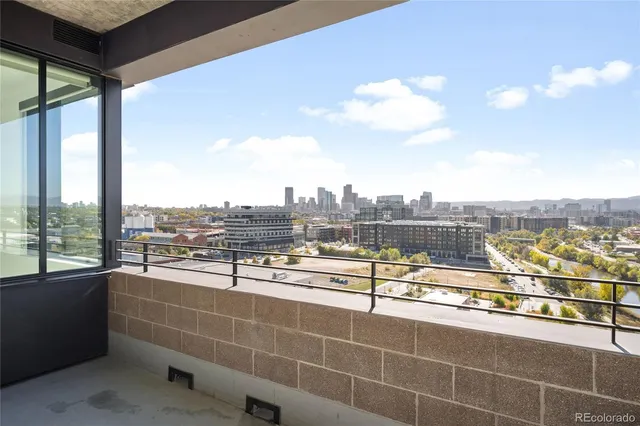 a view of a city with tall buildings