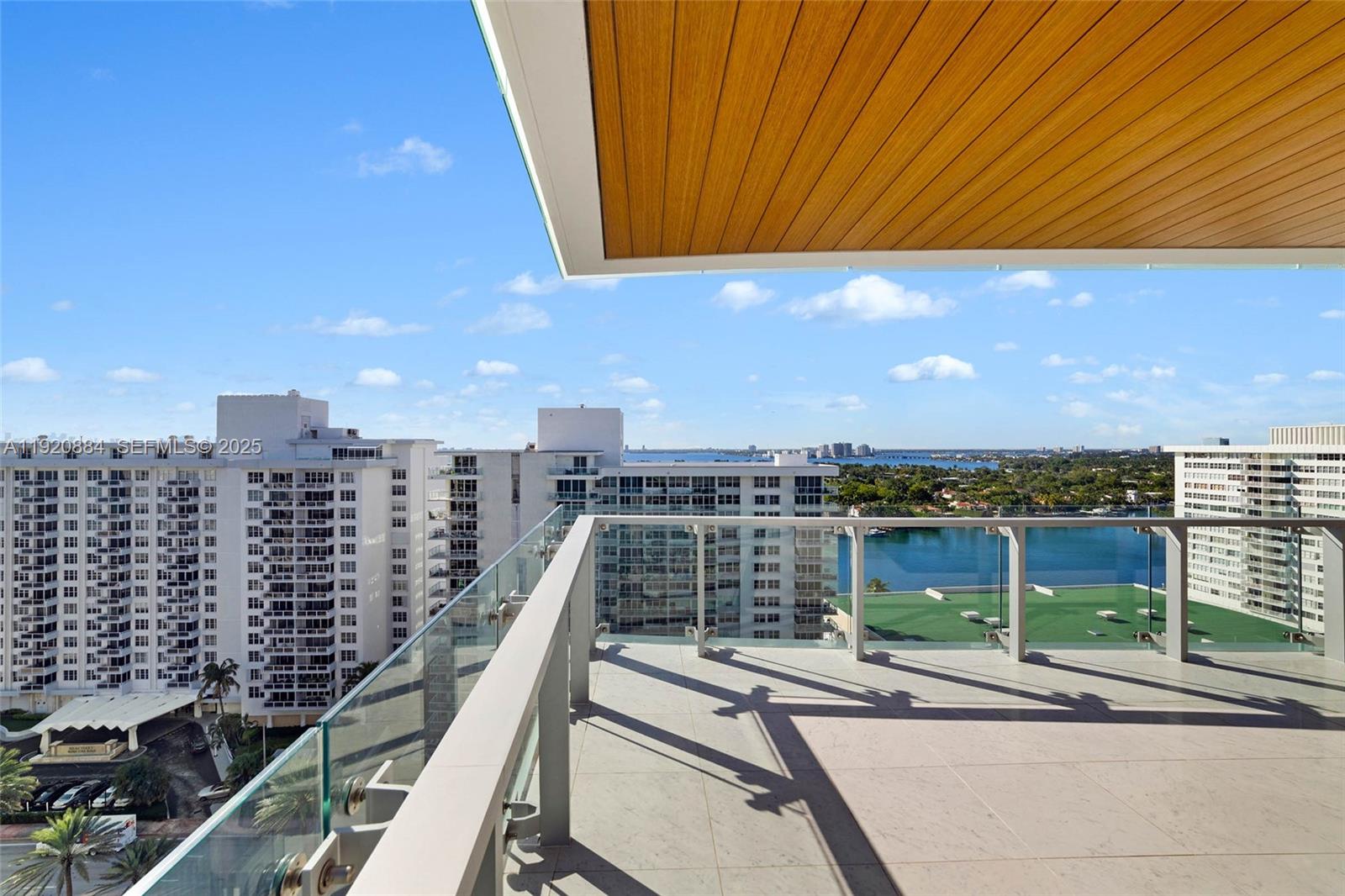 5775 Collins Avenue, Unit 1501 Miami Beach, FL 33140 - Photo 46 of 77 a view of a balcony with city view