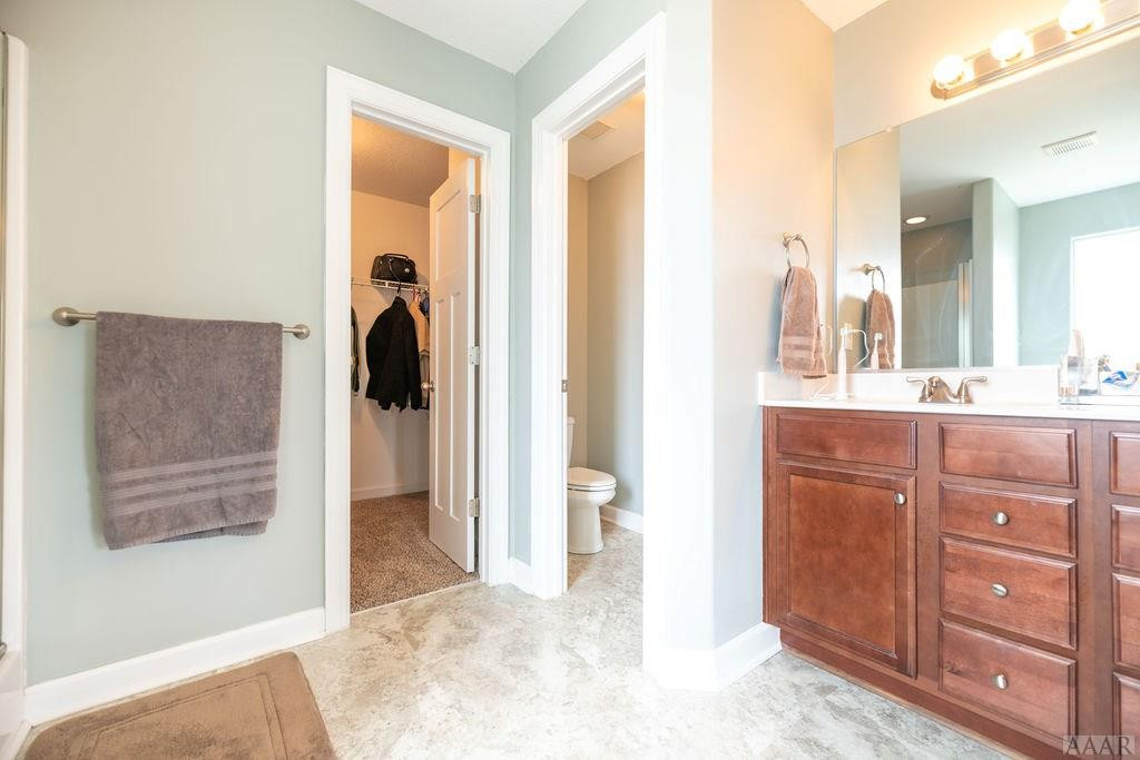 107 Rosedale Court Moyock, NC 27958 - Photo 20 of 31 Walk in closet & water closet for privacy