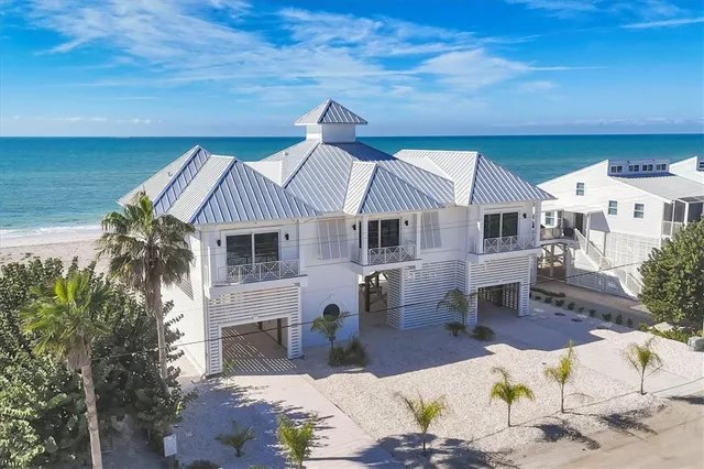 a view of a house with a street