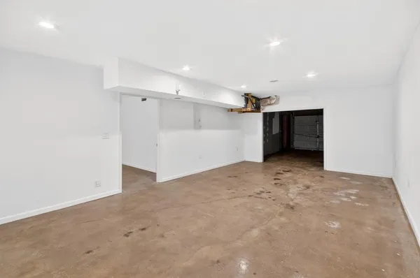 a view of wooden deck