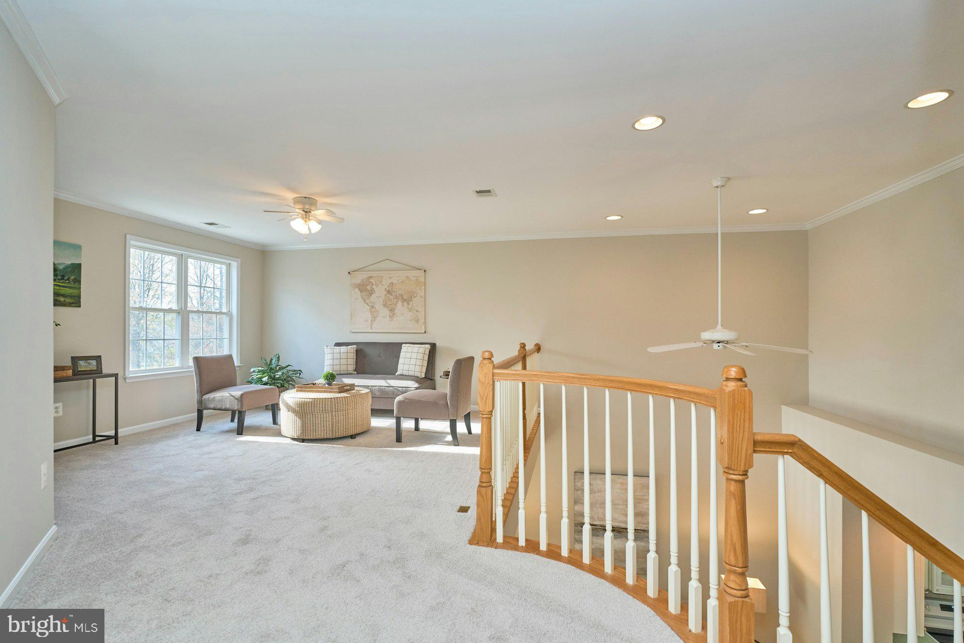 6916 Broadleaf Terrace Gainesville, VA 20155 - Photo 25 of 40 Upper Level Loft w/NEW plush Carpet