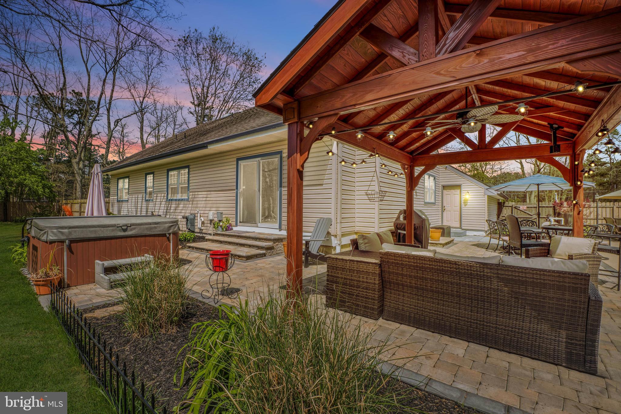 292 Tuckerton Road Medford, NJ 08055 - Photo 32 of 44 Jacuzzi / Hot Tub and Pavillion